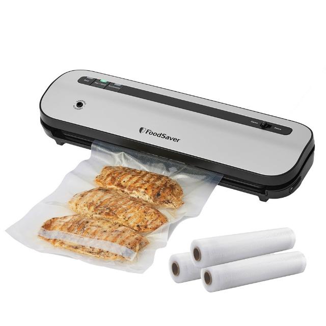 【FoodSaver】五鮮級真空保鮮機VS1230+真空卷3入(真空機/包裝機/封口機)