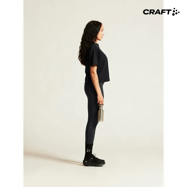 【CRAFT】COLLECTIVE 7/8 TIGHTS W 女款 運動緊身褲 黑色(1916010-999000)