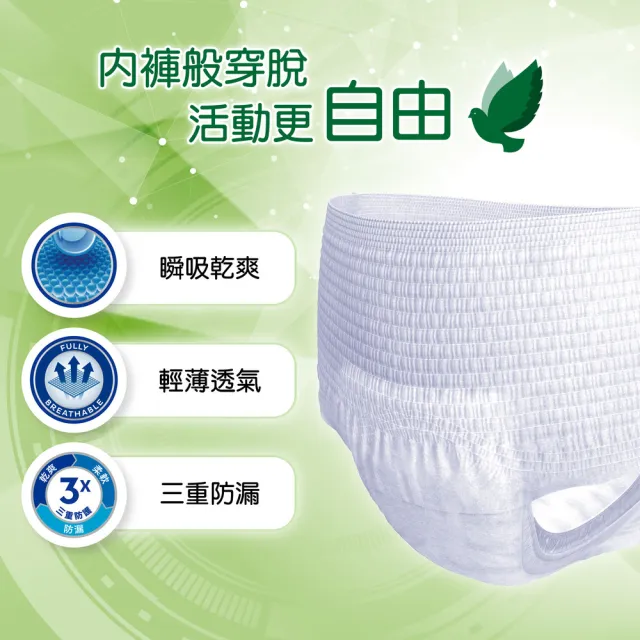 【添寧】貼心敢動褲M/L-XL 三箱組(16片x4包/14片x4包/箱 褲型成人紙尿褲/復健褲)