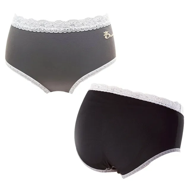 【Peptide Talent 肽達人】王鍺竹炭銀纖全彈力女神蕾絲內褲*2件(官方)