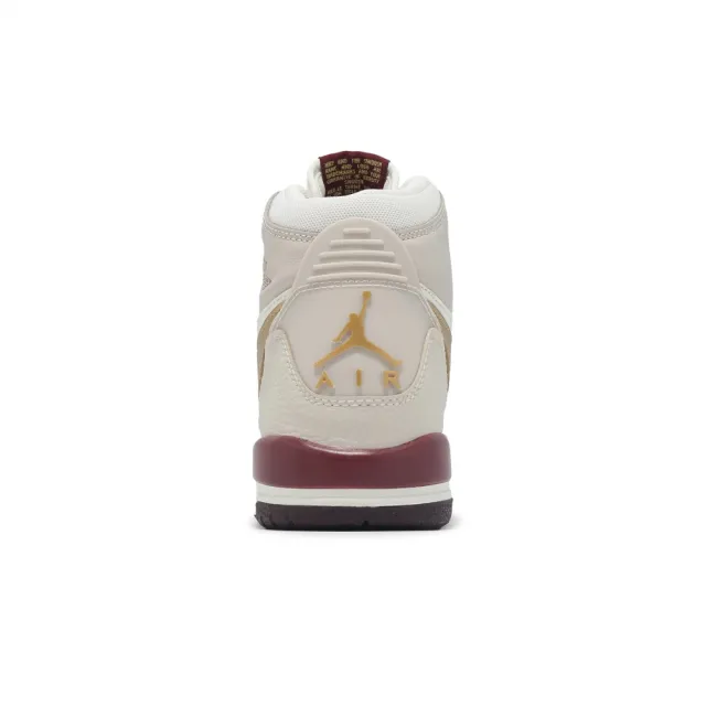 【NIKE 耐吉】休閒鞋 Air Jordan Legacy 312 GS 大童 女鞋 中筒 米白 金 喬丹(IB4914-161)