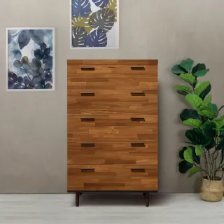 【WAKUHOME 瓦酷家具】歐克斯工業生活2.7尺五斗櫃