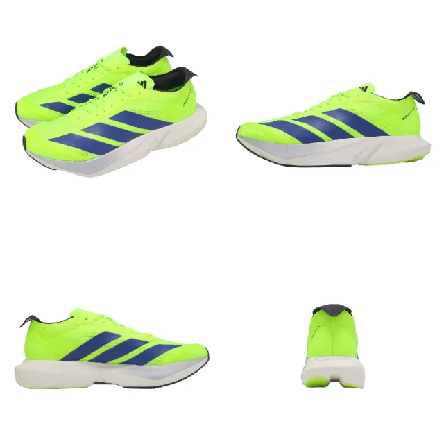 【adidas 愛迪達】競速跑鞋 Adizero Drive RC M 男鞋 綠 藍 避震 回彈 抓地 JR9379