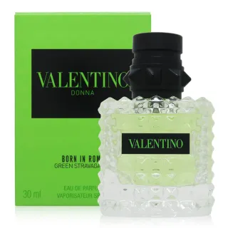 【VALENTINO 范倫鐵諾】Donna Born in Roma Green Stravaganza 訂製羅馬淡香精-綠 EDP 30ml