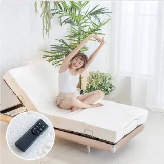 【迪奧斯 Dios】北歐美學設計 居家電動床-D110乳膠床墊90x200x15cm厚(R500S型 - 單人床墊 低噪音馬達)