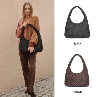 HABITO MENT科技編織半月側背包