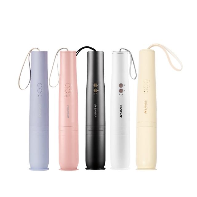 SANSUI山水 SVC-DD1 SVC-L175 SVC-PP3 SANSUI 山水 SVC-DD1 SVC-L175 SVC-PP3 系列無線吸塵器,輕巧直立式與手持式設計,適合居家清潔。150ML 容量、可洗式集塵筒,支援白色、灰色、粉色、黃色、紫色等多種顏色選擇。尺寸 58*338mm,重量僅 520g,便於操作。內附原廠保證書、二合一吸頭、木質地板吸頭,USB 充電電壓,中國原產地,享有 1 年保固及 BSMI 認證 R51434,提供高效吸塵體驗,理想家用清潔工具。