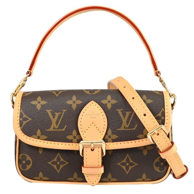 【Louis Vuitton 路易威登】LV M83298 Nano Diane 經典花紋迷你手提斜背兩用包(現貨)