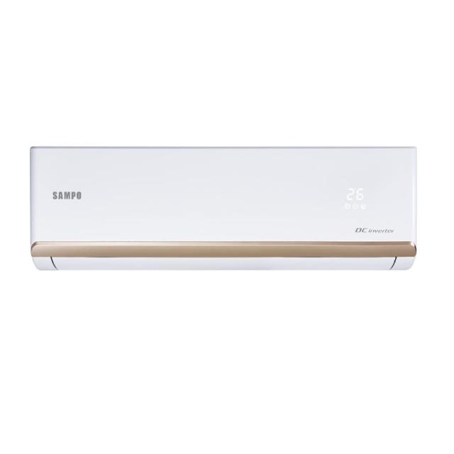  SAMPO聲寶 AU-NF41D 分離式單冷變頻冷氣，專為6-8坪空間設計，CSPF第一級能源效率，年耗電量僅812度，省電又環保。額定冷房能力4.1kW，R32環保冷媒，室內機尺寸915*322*241mm輕巧好安裝，室外機32kg易於擺放。全機3年保固、壓縮機10年保固，左/右、上/下超廣角出風，帶來舒適冷風。臺灣製造，品質可靠，適閤家庭或小型辦公室使用。 