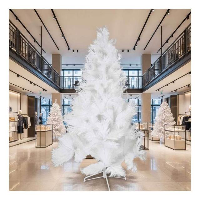 【摩達客】★台灣製豪華型12尺/12呎 360cm 夢幻白色聖誕樹 裸樹(不含飾品/不含燈/本島免運費)