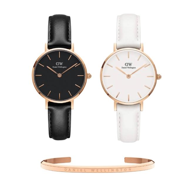 【Daniel Wellington】DW 手錶  Petite 系列 28mm 米蘭錶+贈手環(1+1 超值禮盒組)