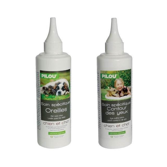 【Pilou 法國皮樂】耳朵草本清潔液120ml/歐盟認證(犬貓用 潔耳液 耳道清潔 寵物用)