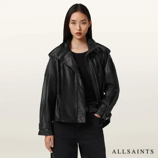 【ALLSAINTS】SERNE 柔軟寬鬆羊皮外套 W051LD (舒適版型)