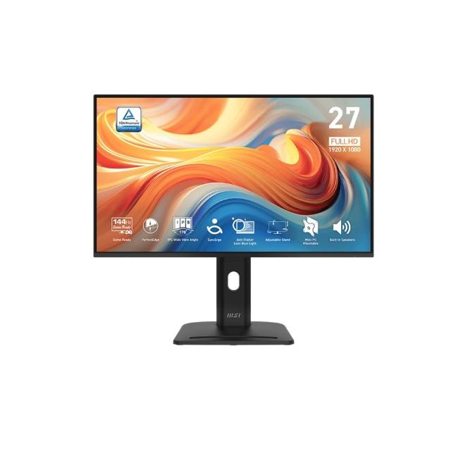 【MSI 微星】2入組★PRO MP275PG E14 27型 IPS 144Hz FHD 平面螢幕(EyesErgo護眼/1ms/內建喇叭)