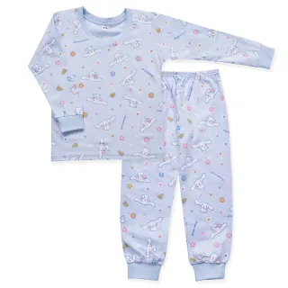 【ONEDER 旺達】三麗鷗大耳狗 純棉長袖套裝 長袖睡衣 長袖家居套裝(兒童睡衣/100%棉質/正版授權)