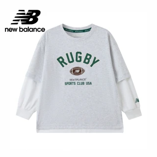 【NEW BALANCE】NB 小小探險家童裝長袖上衣_7DG1204WWT_男童/女童_米白色