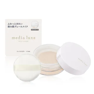 【media 媚點】限時出清-輕透柔光蜜粉 14g(柔焦毛孔持妝控油/效期2027/7)