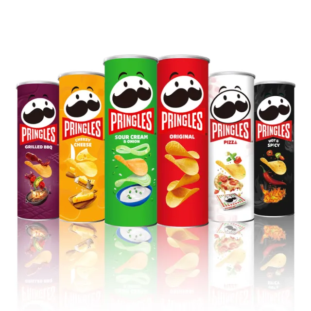 【Pringles 品客】品客洋芋片任選口味(95g-102g) 三入組