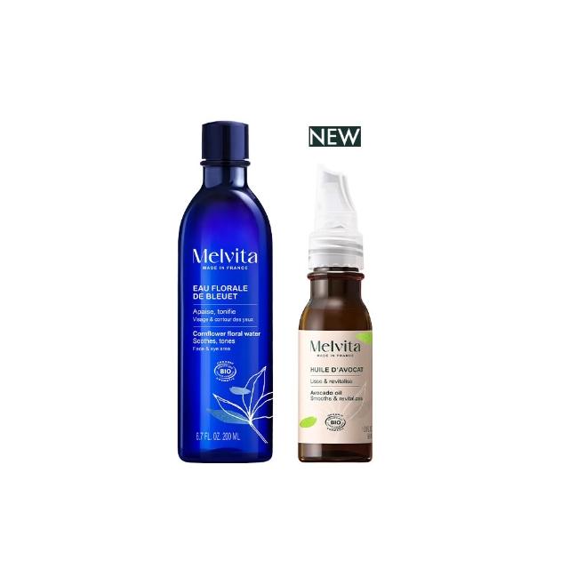 Melvita蜜葳特油水護眼雙星為專櫃級護眼產品，結合油性和水性配方，提供雙重保濕修護。適合所有膚質，特別是油性肌膚與乾性肌膚，輕柔呵護眼周肌膚，改善乾燥與疲勞。