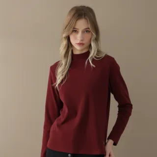 YASA 彈力鎖溫雲絨暖衣-立領