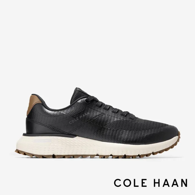 【Cole Haan】GRAND CROSSCOURT 20.4.7 GOLF 高爾夫球鞋 男款一般楦 黑色/象牙白(C43886)