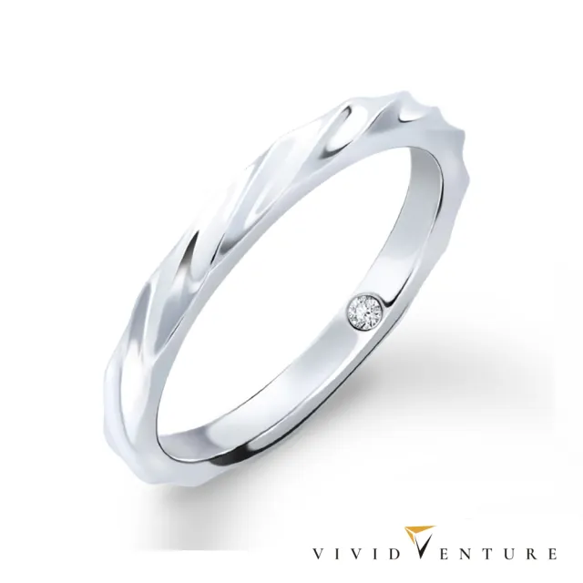 【Vividventure 亞帝芬奇】14K 天然鑽石 GIA 30分 DSI2 戒指+1分 真鑽 男戒 永世 情侶 對戒 結婚 求婚