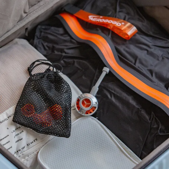 【Aerogogo】GIGA PUMP Air 指尖幫浦 + 旅壓包 L號x2 戶外露營 旅行 露營打氣 充氣床 官方直營