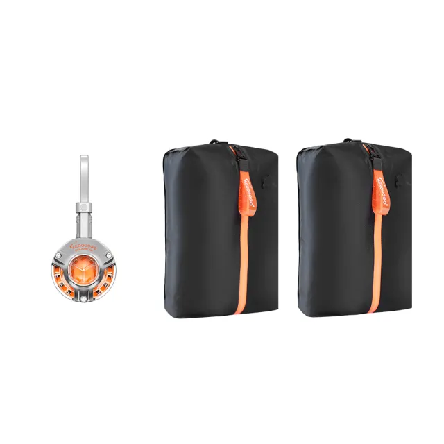 【Aerogogo】台灣總代理 GIGA PUMP Air 指尖幫浦 + 旅壓包 M號x2 戶外露營 旅行 露營打氣充氣床