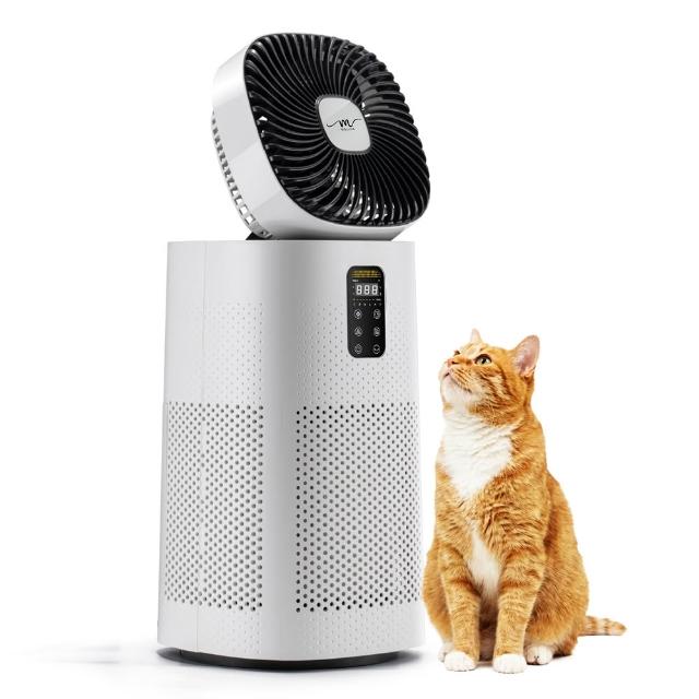 MOLIJIA魔力家 BY010096 MOLIJIA魔力家 BY010096 輕巧HEPA H13空氣清淨機,專為10坪以內空間設計,高效濾除PM2.5與過敏原。白色系外觀,尺寸僅25.3x25.3x52.1cm(立起65cm),重量4.7kg便於移動。42W低耗電第三級能源效率,AC 110V電源,包含說明書,享1年保固及BSMI R53615認證。理想居家辦公空氣淨化選擇,提升生活品質。