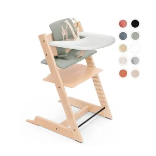 【STOKKE】官方直營 Tripp Trapp成長椅6m＋經典組合-櫸木(兒童/餐椅/學習椅)
