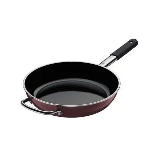 【WMF】德國製Fusiontec Mineral 平底鍋 28cm(玫瑰金色/陶晶鍋)