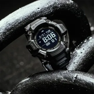 【CASIO 卡西歐】G-SHOCK 太陽能GPS心律運動錶 母親節 送禮(GBD-H2000-1B)