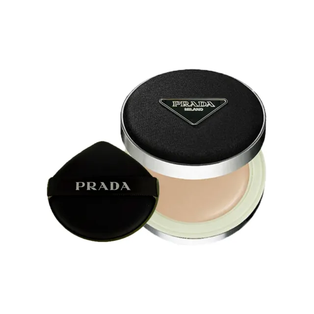 【PRADA 普拉達】原生霧光尼龍氣墊粉餅(多款任選)