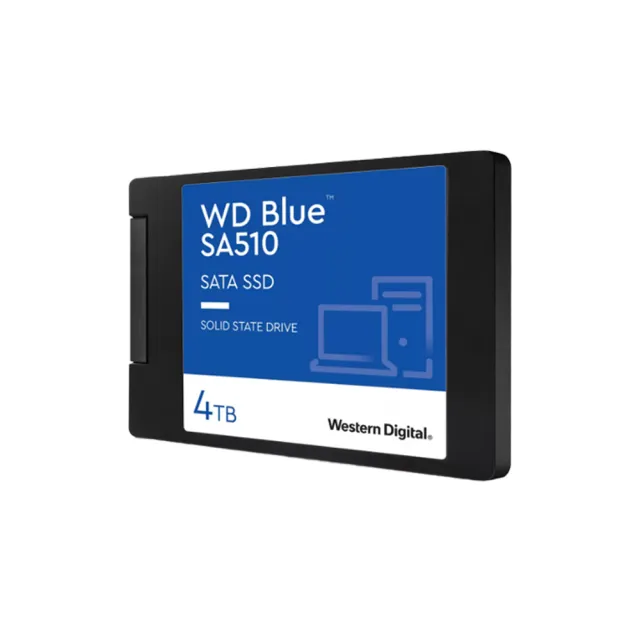 WD 威騰】WD BLUE藍標SA510 4TB 2.5吋SATA SSD固態硬碟(WDS400T3B0A