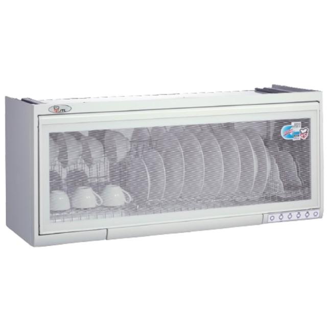 【喜特麗】90CM懸掛式臭氧型白色烘碗機(JT-3791QW 原廠安裝)