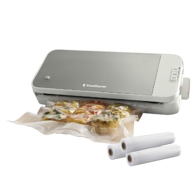 【FoodSaver】(福利品)真空保鮮機VS2150+真空卷3入(真空機/包裝機/封口機)