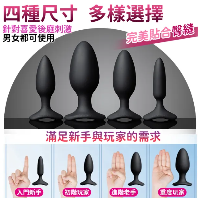 【Lovense】Hush 2 L 智能後庭肛塞(情趣職人 後庭按摩器 情趣用品 前列腺按摩)