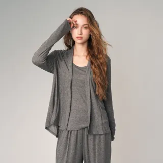 【KERAIA 克萊亞】魅力價-晨曦詩集天絲羊毛透氣開衫外套