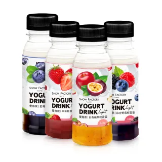【SNOW FACTORY 雪坊優格】瓶裝優格飲240g *14瓶(手工果醬搭配100%鮮奶優格)