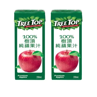【Tree Top 樹頂】100%純蘋果汁 200ml x2箱(共48入)
