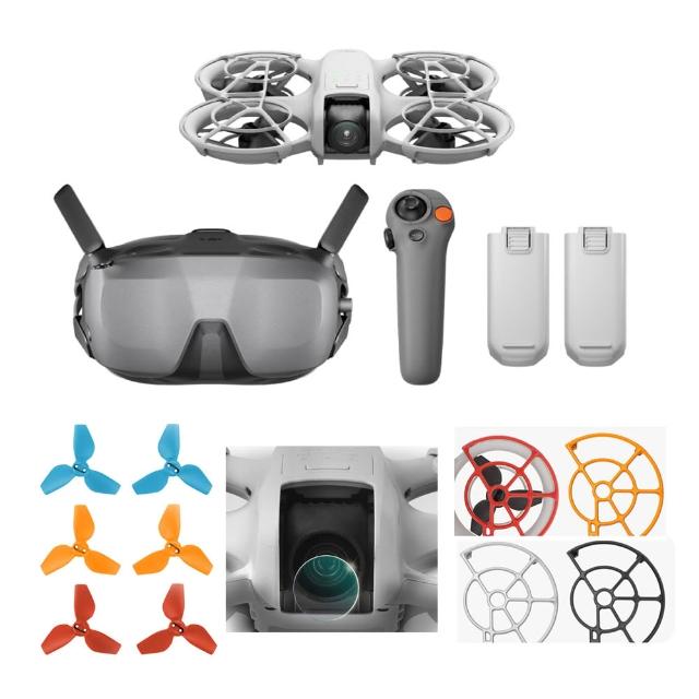 【DJI】NEO 沉浸式飛行套裝 掌上無人機 體感遙控 飛行眼鏡N3+穿越搖桿組合+專屬贈品(公司貨)