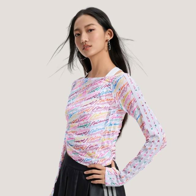 【adidas 愛迪達】DANCE 長袖上衣 女 KR7600