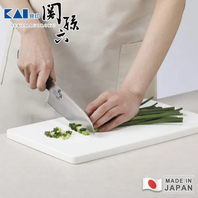 【KAI 貝印】關孫六 日本製若竹系列不鏽鋼三德刀16.5cm