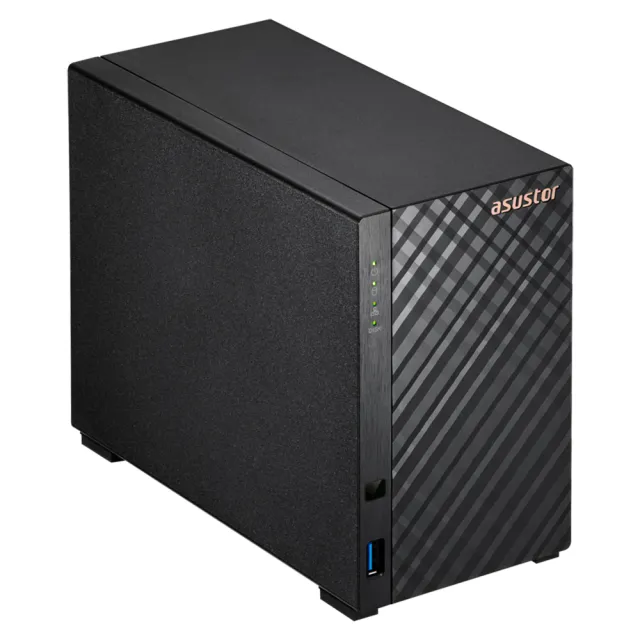 【ASUSTOR 華芸】AS1102TL 2Bay NAS 網路儲存伺服器 (Realtek RTD1619B 1.7GHz 四核心/1GB DDR4)