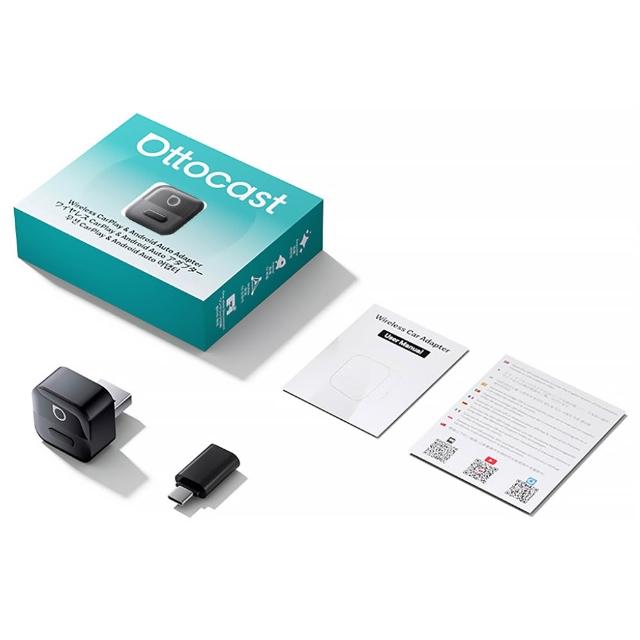 【ottocast】Mini Pico CarPlay轉無線 Android Auto 有線轉無線 即插即用 車用多媒體轉接 USB型 快速連接