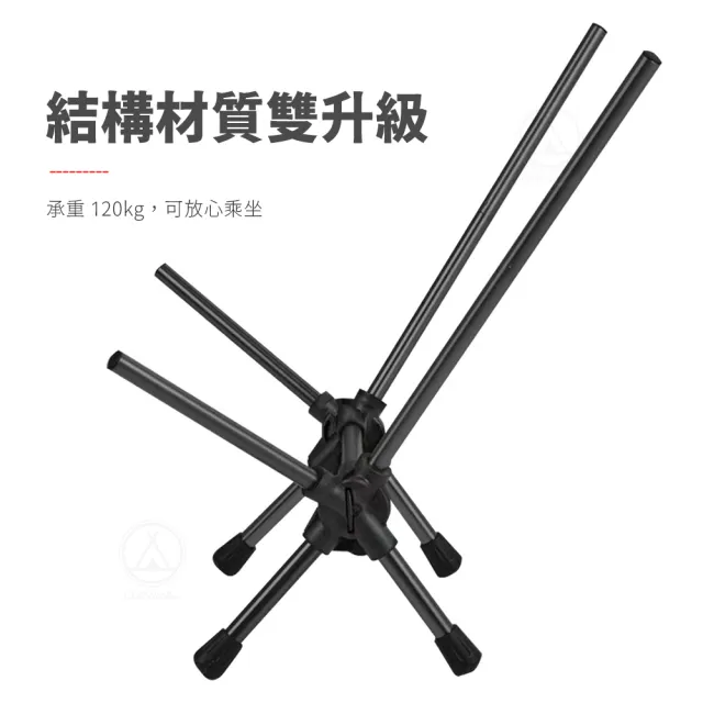 【Chill Outdoor】大款露營月亮椅(露營椅 月亮椅 折疊椅 野營椅 登山椅 懶人椅 釣魚椅 休閒椅 戶外椅)
