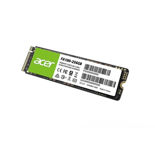 【Acer 宏碁】FA100 2TB M.2 PCIe Gen3 ssd固態硬碟 5年保固(最高讀取3150MB/s)