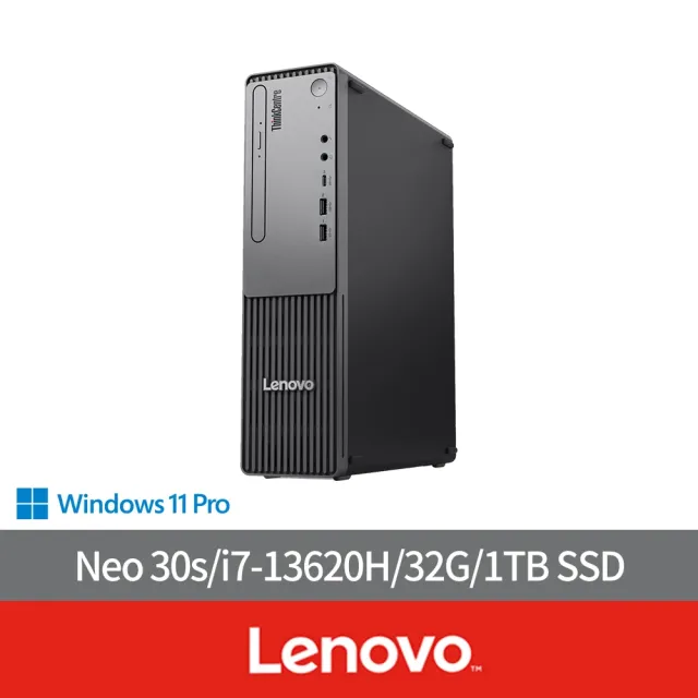 【Lenovo】+Office2024★i7十核商用電腦(Neo 30s/i7-13620H/32G/1TB SSD/W11P)