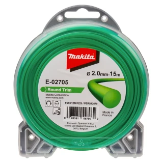 【MAKITA 牧田】E-02705 圓形尼龍繩(綠色)2.0mm*15M