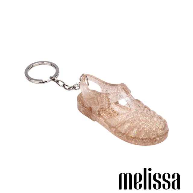 【Melissa】經典羅馬鞋造型吊飾(金色)